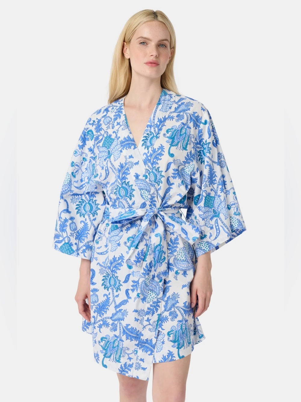 Roller Rabbit Amanda Kimono Robe - Picture 2 of 11